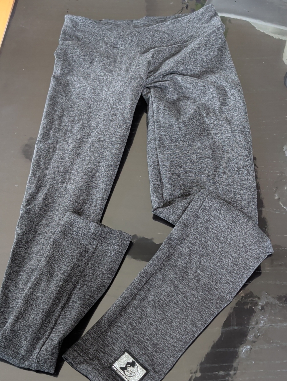 S.Celestial Bodiez Gray Heather Stretch Leggings